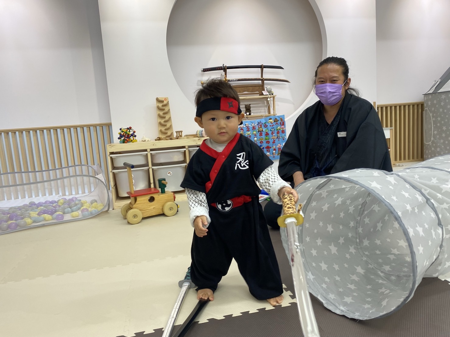 1歳からの殺陣体験！？　（東京・習い事・キッズエリア）