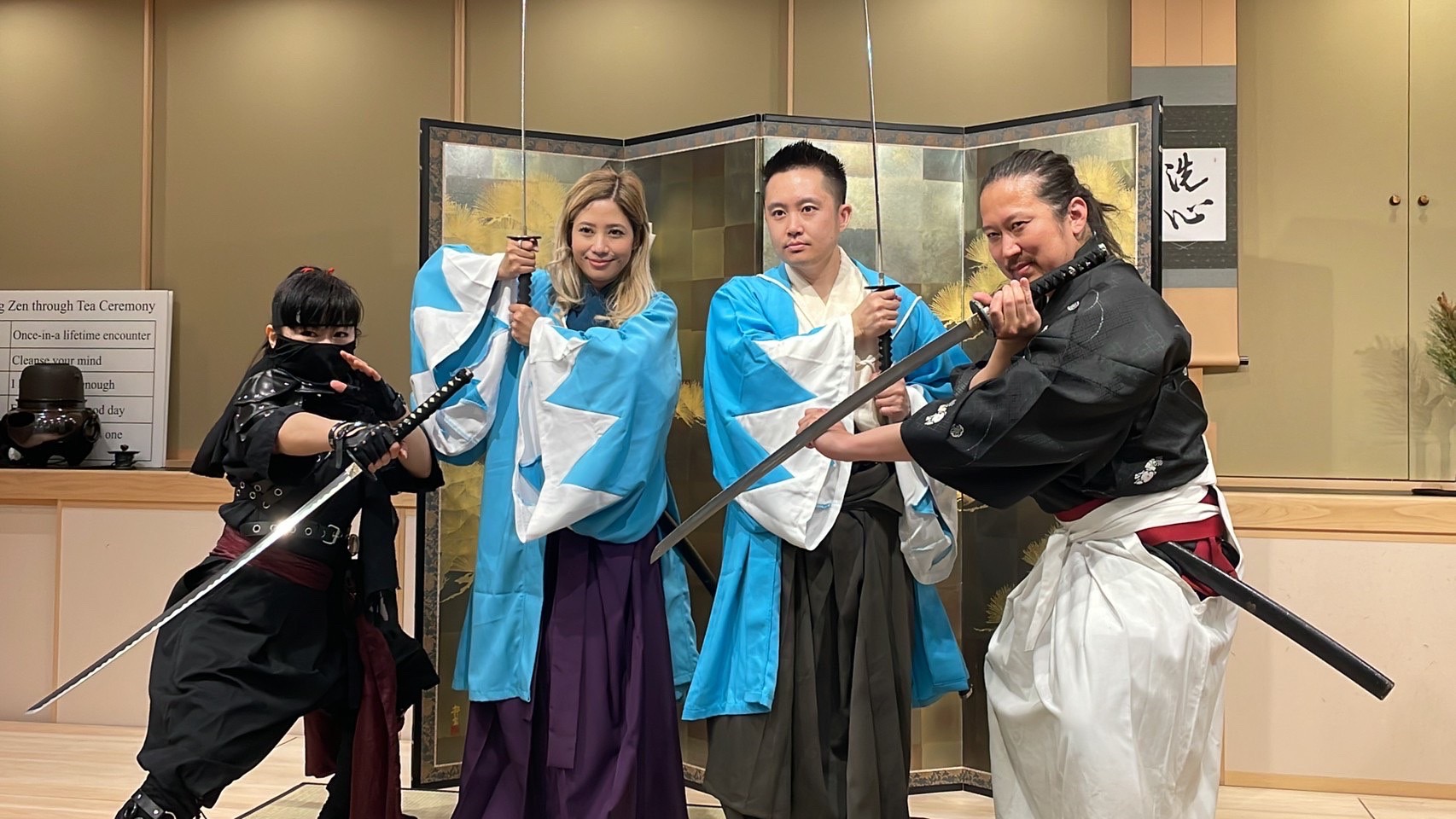 侍＆忍者体験のプライベートツアー好評です！（観光・殺陣）